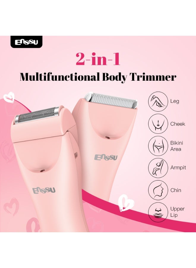 ENSSU 2-in-1 Women's Razor – Smoothness and Confidence in Every Touch, Pink - Image 4